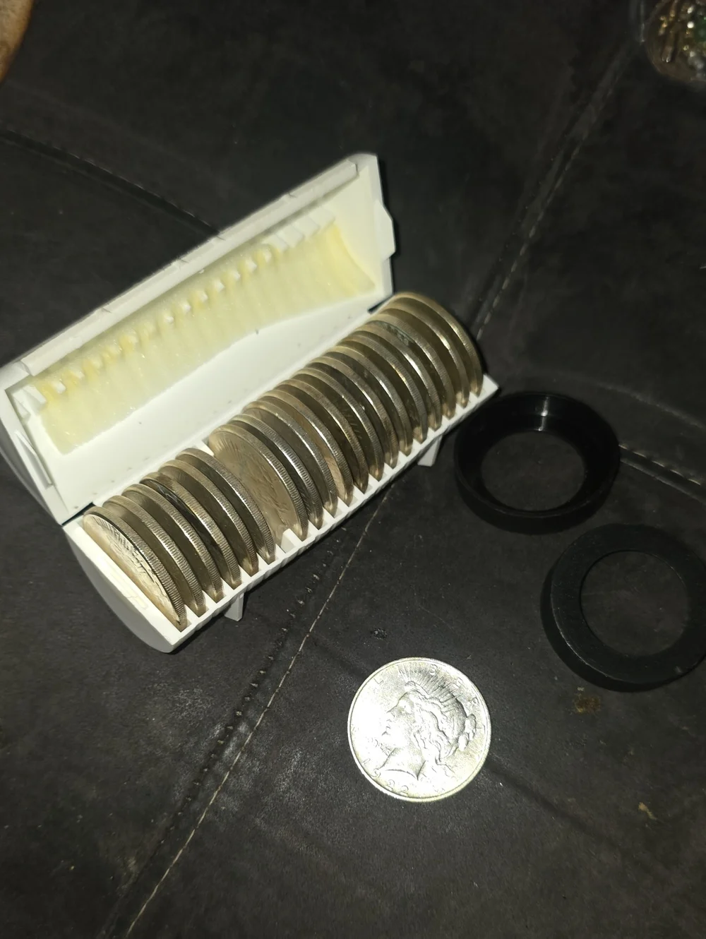 20 Set 100% AUTHENTIC SILVER PEACE DOLLARS 1921 THOUGH 1926. 1 ROLL OF 20 BU